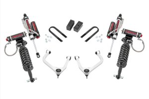 GMC Sierra 1500 Suspension Lift Kit - Rough Country - 3.5 Inch Lift Kit | Mono Leaf Rear | Vertex - '19-'24